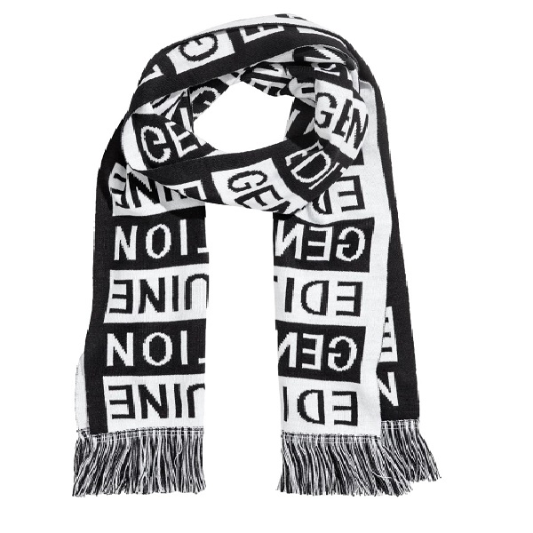 Knitted Fan Scarves