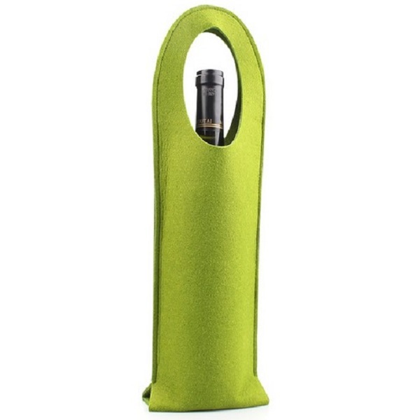Recycled Felt Wine Bags